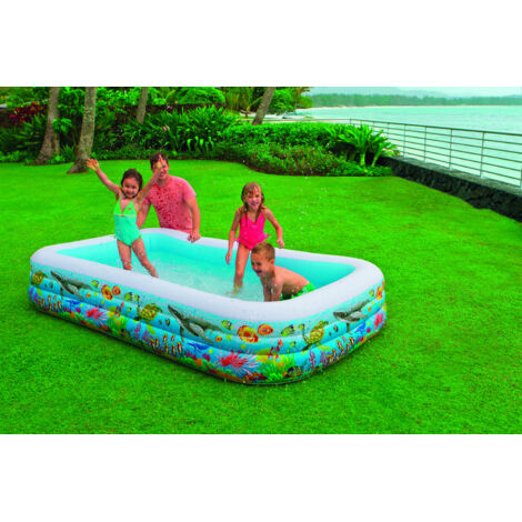 Intex PISCINA GONFIABILE FAMILY TROPICAL cm. 305x183x56 h (lt. 1.050) 2.00 pz