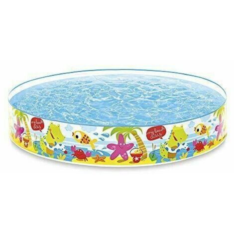 INTEX - PISCINA RIGIDA BEACH 152 X 25 CM C. MAX 450 LT ETÀ 3+