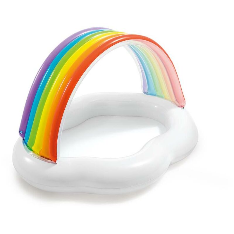 INTEX 57141NP - Baby Pool - Rainbow Cloud (142x119x84cm)