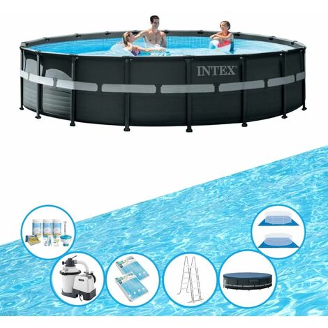 Intex Ultra XTR Frame piscine tubulaire 549x274x132 cm + pompe
