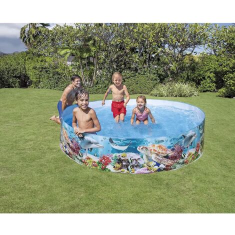 Intex Planschbecken Ø 244 x 46 cm Snapset Pool Coral Reef