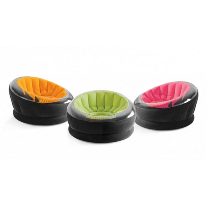 Poltroncina Airbed Impero gonfiabile verde portata max 100 kg cm112x109x69h - Intex