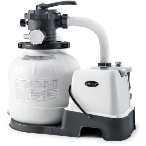 Intex POMPA A SABBIA COMBO CON CLORINATORE portata 6.000 lt/h