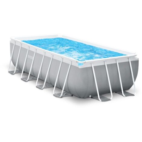 Intex Prism Frame Pool Tubular Grau 488x244 cm