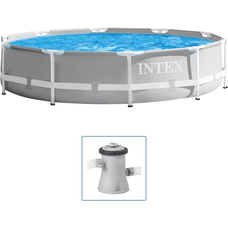 

Intex Set de piscina estructura de prisma calidad superior 305x76 cm