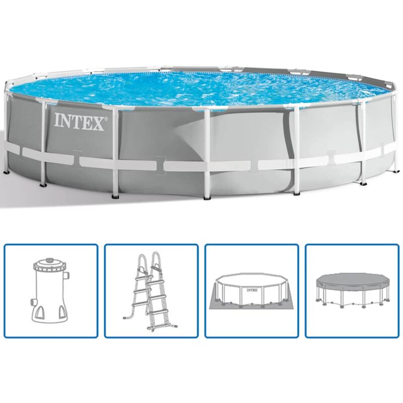 Intex - Set Piscina Prism Frame 457x107 cm 26724GN