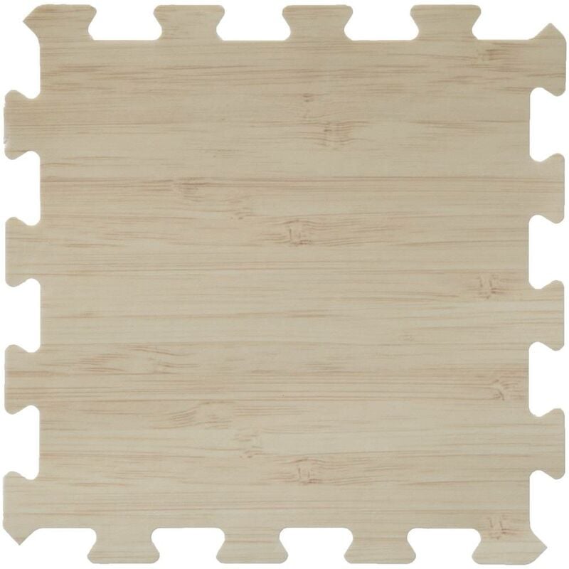 Tapis Mousse 8 Pièces Bois - Intex