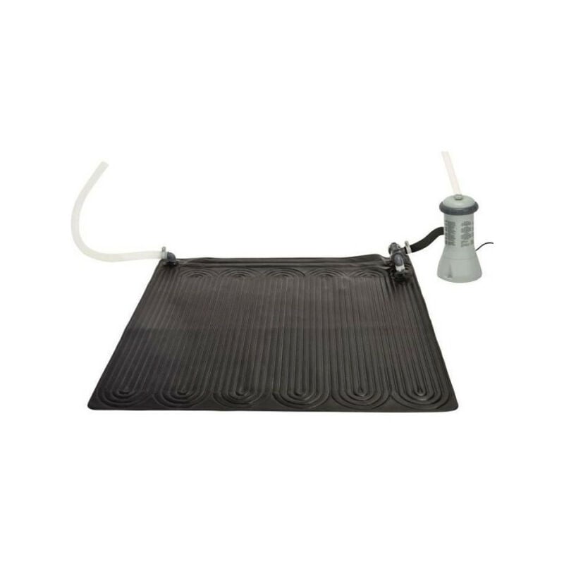 Tapis solaire chauffant pour piscine Intex Noir - 1,2x1,2 m - pvc - 28685