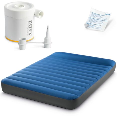 Intex TruAire Dura-Beam Full Camping Matratze Blau, Grau 64012 Belastbarkeit (Gewicht) (max.) 272 kg