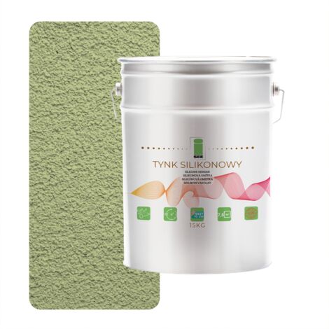 INTONACO IN SILICONE PER FACCIATE ESTERNE VERDE PISTACCHIO 1,5 MM PREMIUM 15 KG