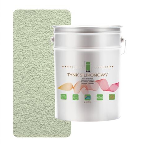 INTONACO SILICONICO PER FACCIATE VERDE PISTACCHIO CHIARO 1,5 MM PREMIUM 25 KG