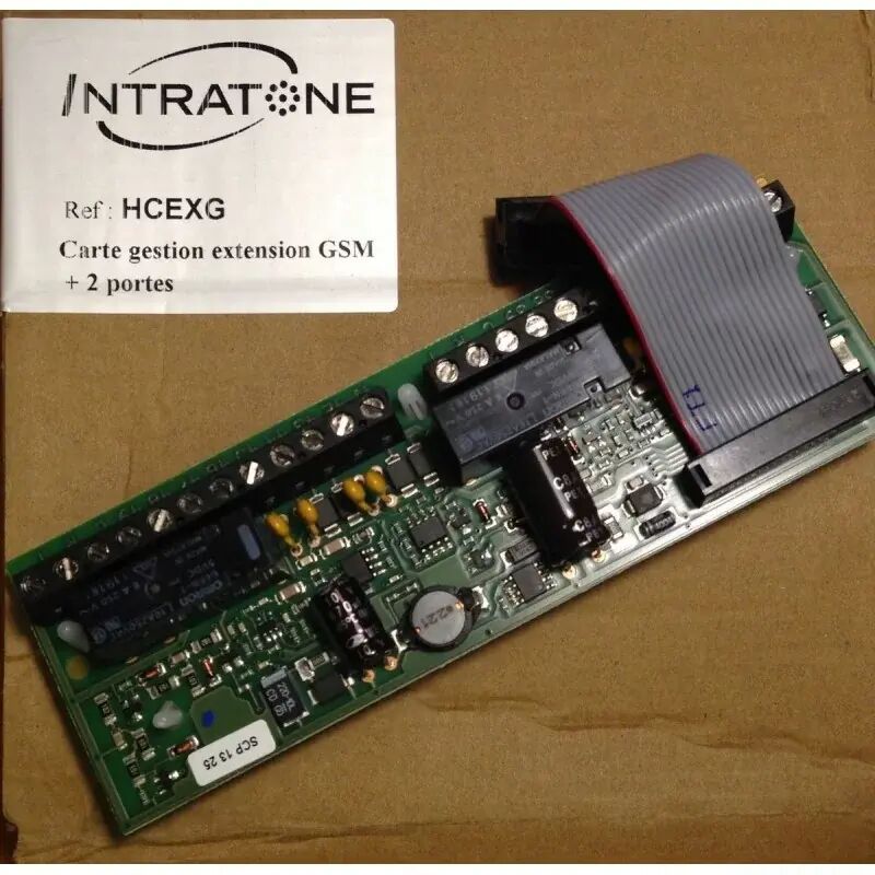 Intratone - hcexg - Carte extension gsm + 2 portes pour centrale Vigik HCEN12G