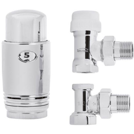 Invena Robinet thermostatique chromé 1/2 pouce
