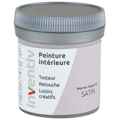 Inventiv - Testeur Peinture Intérieure Satin Marron Taupe 6 - 0.08L