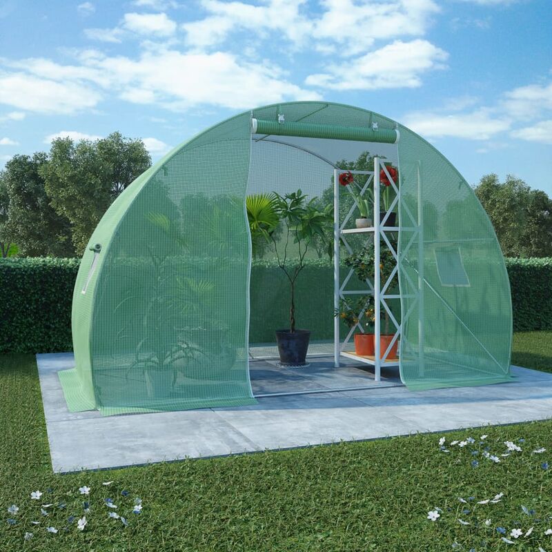 

Invernadero 4,5m² 300x150x200 cm - Verde