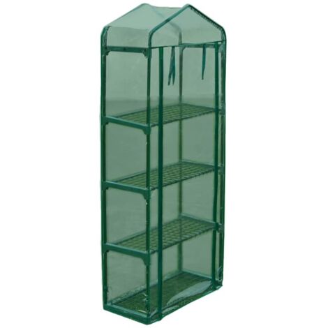 Invernadero Armazón Vivero Cobertizo Semilla Patio Terraza Exterior Caseta Cultivo de Plantas contra Rayos UV de Acero Multimodelo