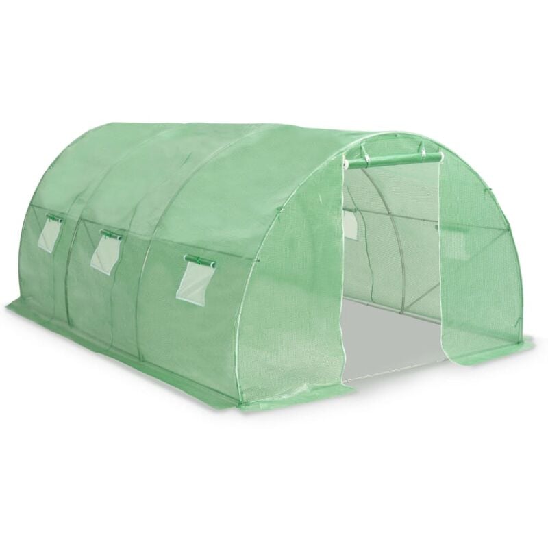 

vidaXL Invernadero 13,5m² 450x300x200 cm - Verde