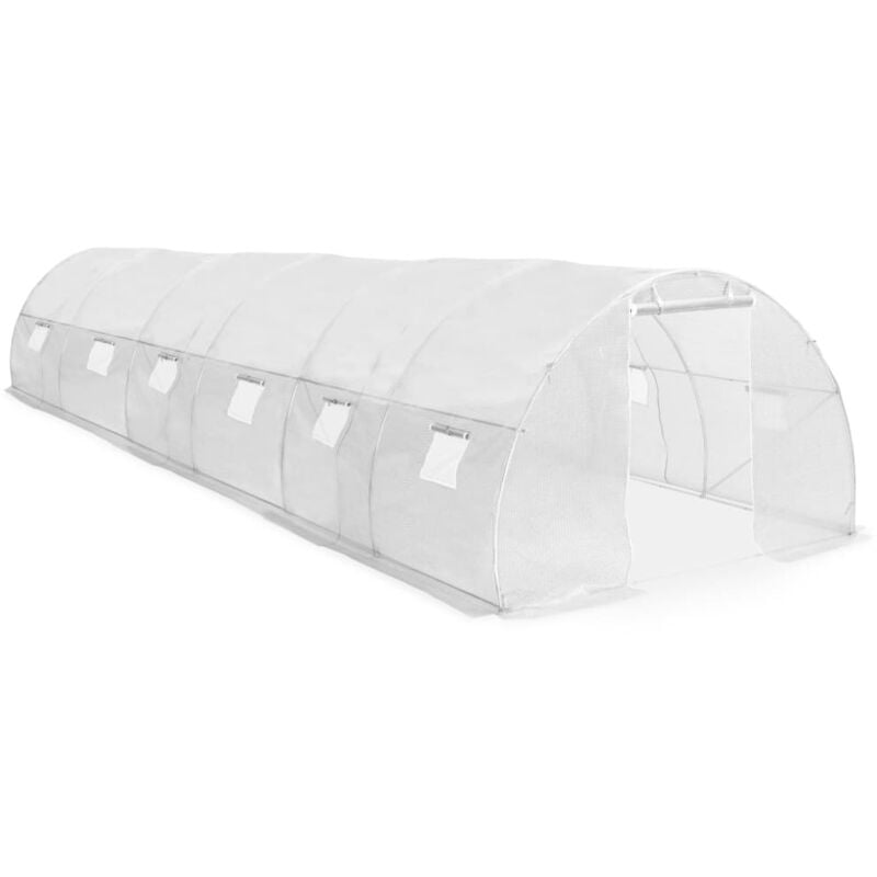 

Invernadero 27m² 900x300x200 cm - Blanco - Vidaxl