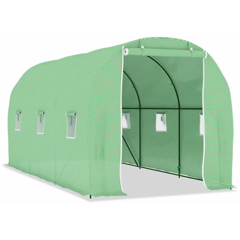 

vidaXL Invernadero 9 m² 4,5x2x2 m - Verde