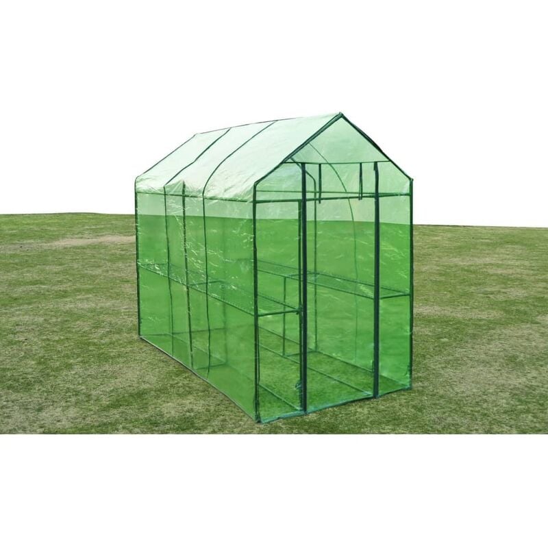 

Invernadero de acero XL - Verde