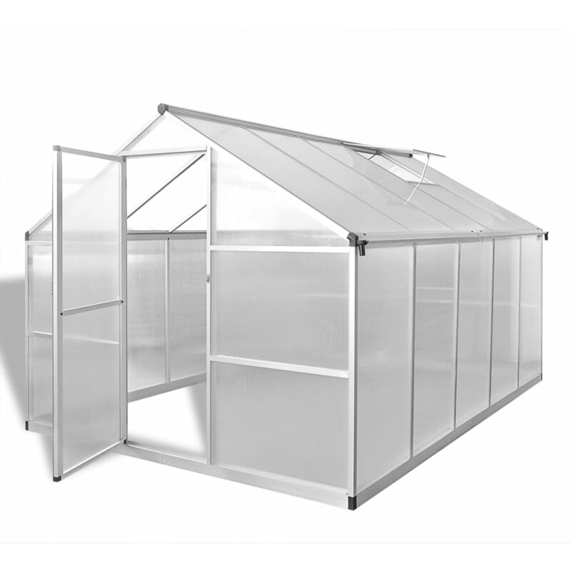 

Invernadero de aluminio reforzado con marco base 7,55 m²