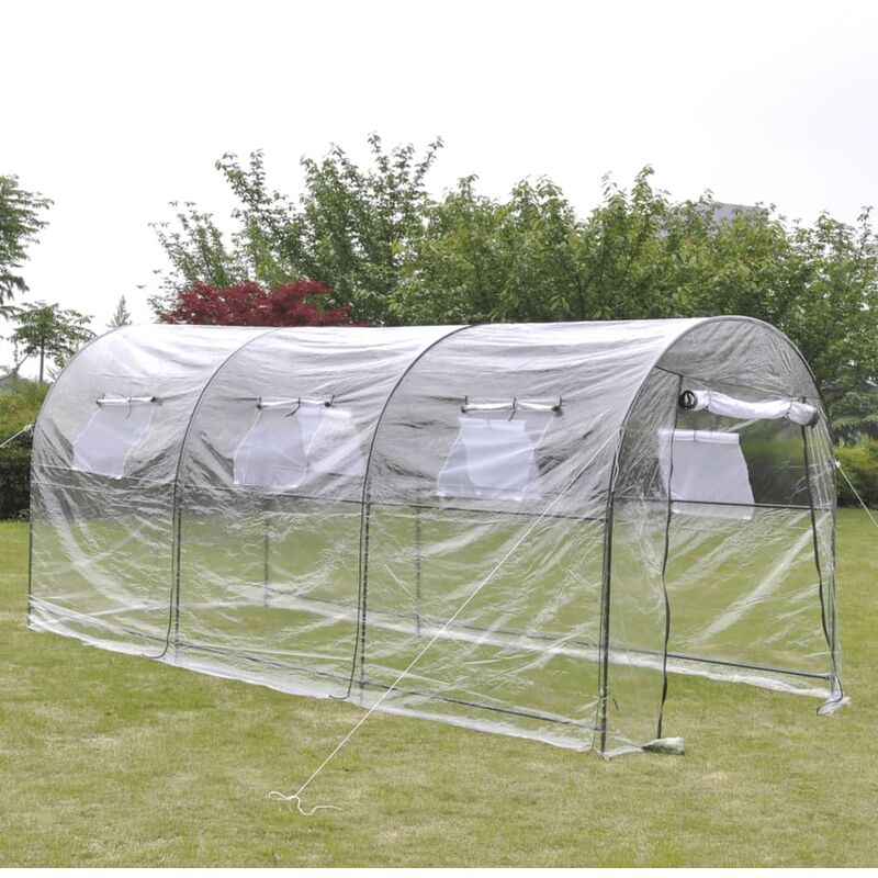 

Invernadero de exterior grande portátil jardinería plantación - Transparente