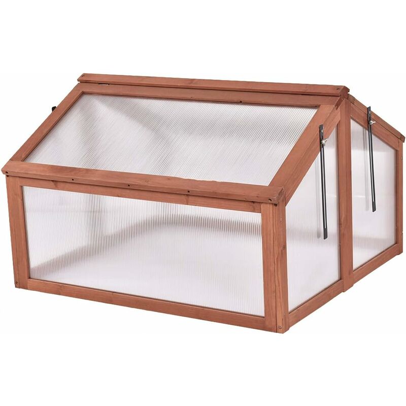 

Invernadero de Jardín de Madera Soporte para Plantas Caja para Flores Macetas para Balcón Patio 90x83x59 cm
