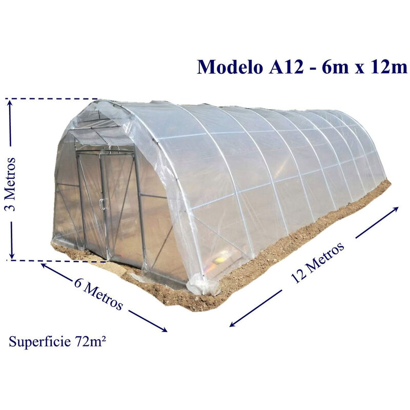 

Invernadero de Jardín a12 - 6m x 12m