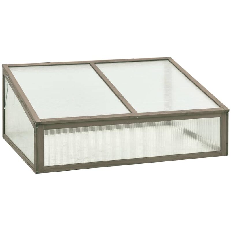 

Invernadero de madera de abeto 100x65x40 cm