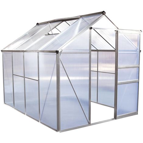 Invernadero en policarbonato  Hortensia  4,8m² transparente