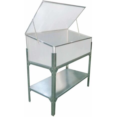 Invernadero Gardiun Jaca Elevado I 53x104x108 cm 1 agua Policarbonato Transparente - KIS12142