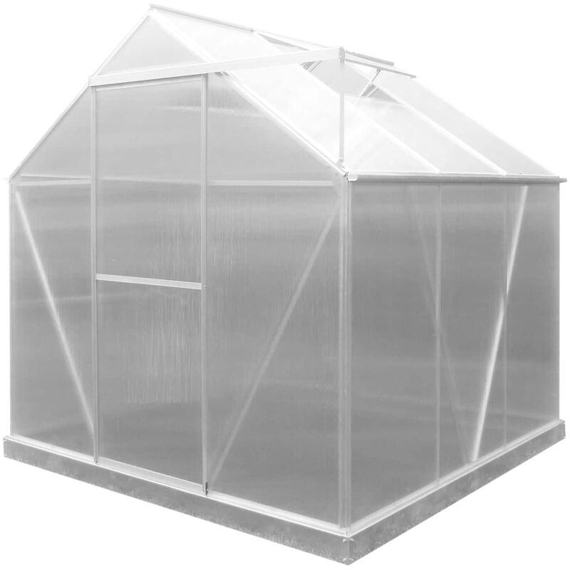 

Invernadero Gardiun Lunada Policarbonato/Aluminio 3 Módulos 3,63 m² 188x193x190 cm con base - KIS19003