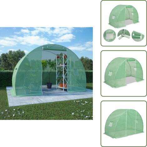 Invernadero para plantas - vidaXL Invernadero 4,5 m² 300x150x200 cm - Invernadero para frutas