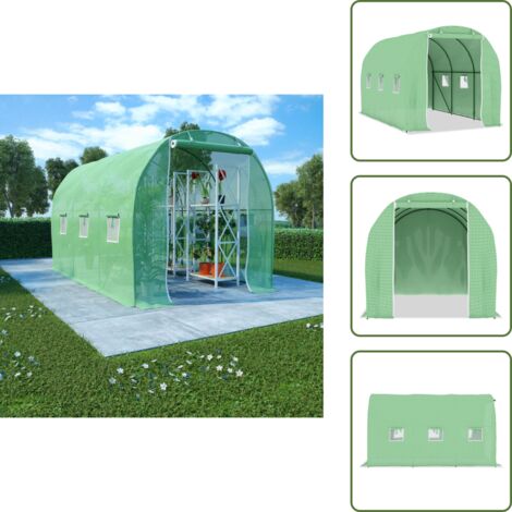 Invernadero para plantas - vidaXL Invernadero 6,86 m² 3,43x2x2 m - Invernadero para frutas
