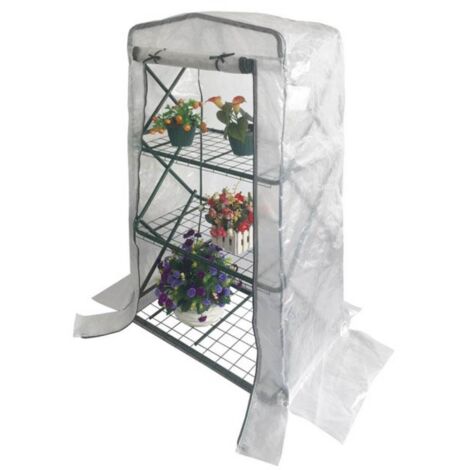 Invernadero plegable con 3 baldas 67 x 44 x 125 H centímetros