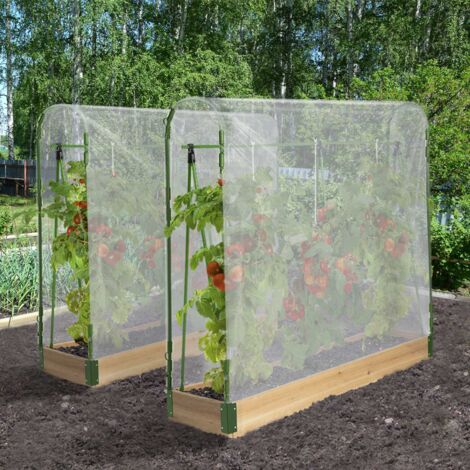 Invernaderos modulares dúo para tomates crecimiento especial kit completo lona + soporte