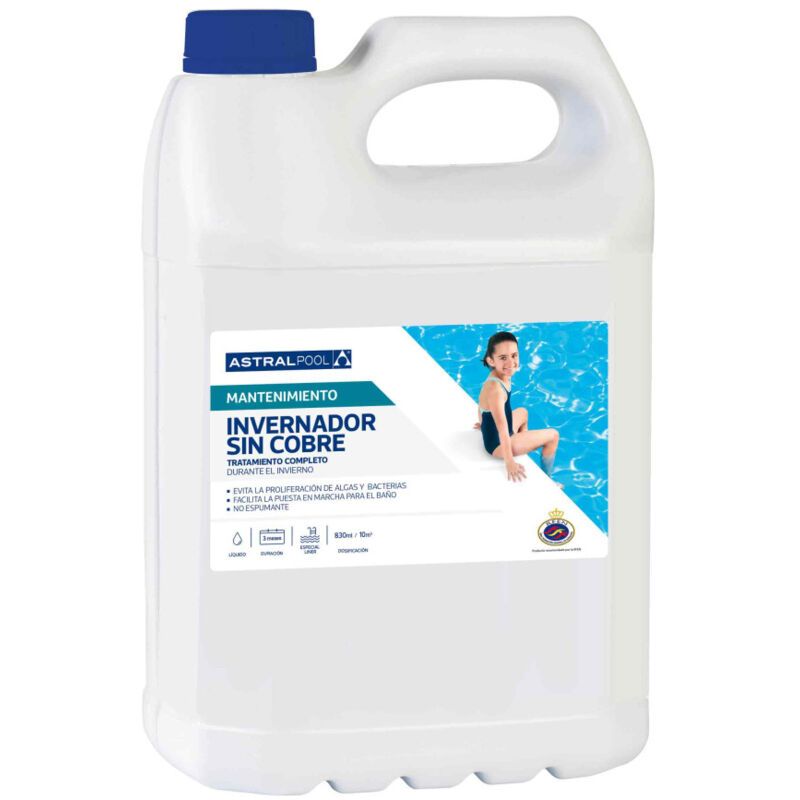 

Invernador líquido sin cobre. 5 L. ASTRALPOOL. 16553.