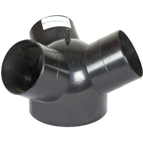 Inverseur 3 voies pour tuyau d'aspiration des copeaux 150-3x100 mm Holzmann