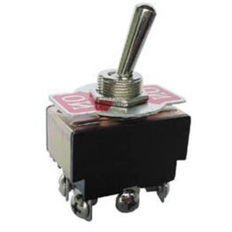 INVERSEUR BIPOLAIRE A LEVIER ON-ON 5A/250V - CONNEXION A VISSER SWITCHES JS-509B