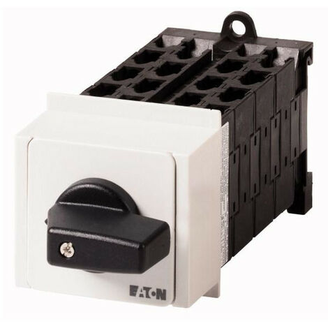 Inverseur cont.: 16 20A 1-2 90° à accrochage encastré en tableau modulaire 000069697 EATON T0-8-8372/IVS
