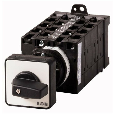 Inverseur Contacts: 16 32A 1-2 90° à accrochage encastré fixation arrière 000083195 EATON T3-8-8372/Z
