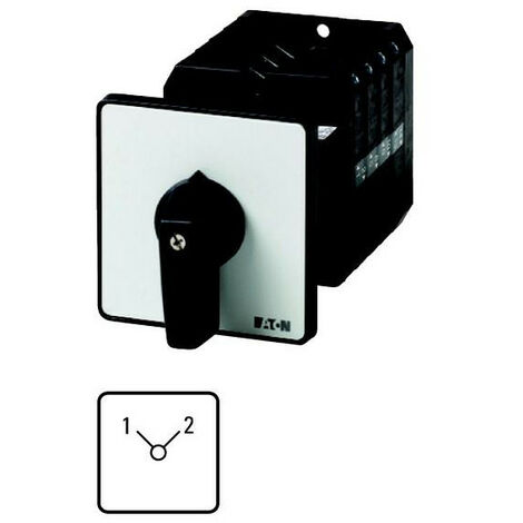 Inverseur Contacts: 4 63A 1-2 90° à accrochage encastré fixation arrière 000093044 EATON T5B-2-8221/Z