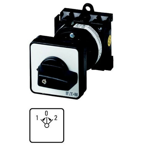 Inverseur Contacts: 6 20A 2 0 1 45° à rappel encastré fixation,arrière 000055466 EATON T0-3-8216/Z