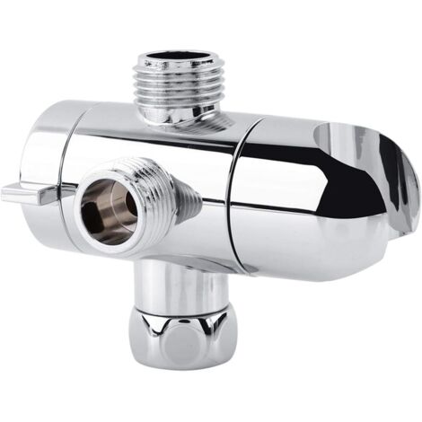 Inverseur de douche avec support, 3 voies, 1/2", fixation manuelle. - AquaForge