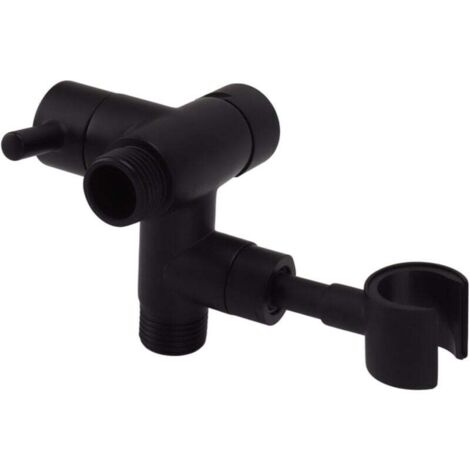Inverseur De Douche Bras De Douche Séparateur D Eau Pour Pompe À Main Et Fixe 108 Noir