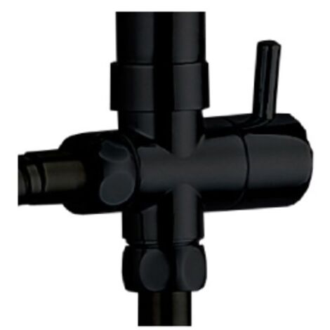Inverseur pour colonne de douche mode'le LX-4001 accessoire de remplacement de douche noir mat