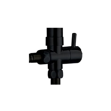 Inverseur pour colonne de douche mode'le LX-4001 accessoire de remplacement de douche noir mat