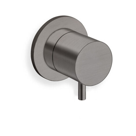 Inverseur triverde encastre complet 2 sorties chrome noir bross - CRISTINA ONDYNA TV68375