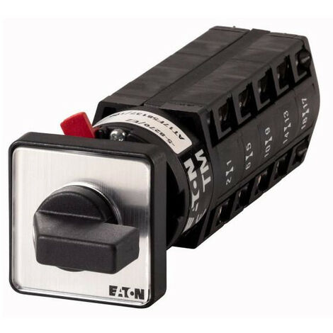 Inverseurs Contacts: 10 10 A plastron: 1-2 60 ° à accrochage Montage encastré avec fixation ce EATON TM-5-8369/EZ