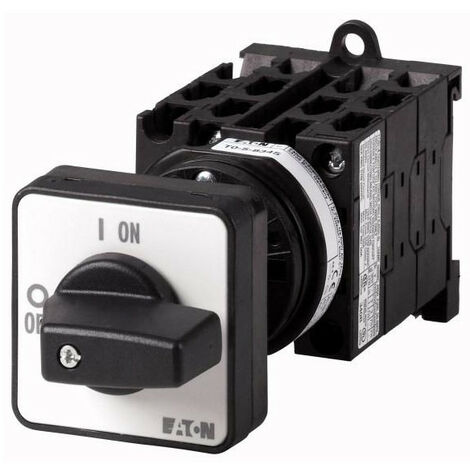 Inverseurs Contacts: 10 20 A plastron: 1-2 90 ° à accrochage encastré 000098180 EATON T0-5-8369/Z